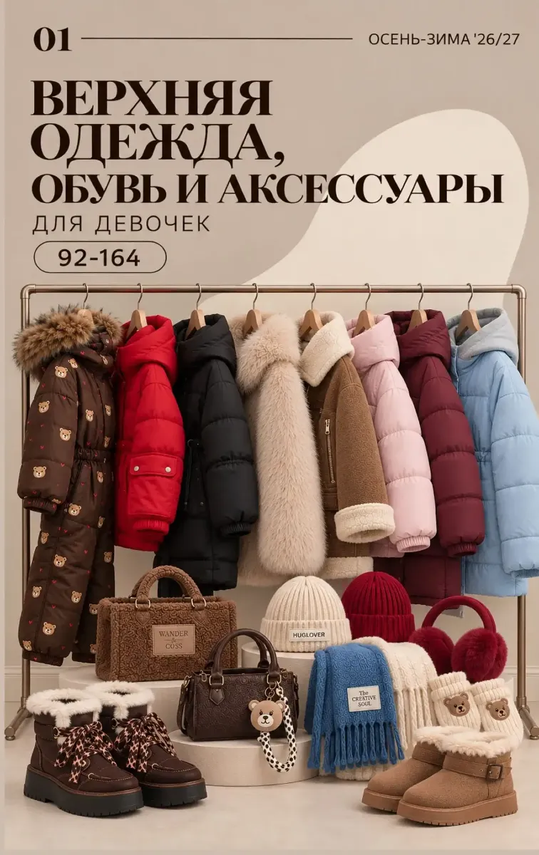 Верхняя одежда, обувь и аксессуары (девочки)
