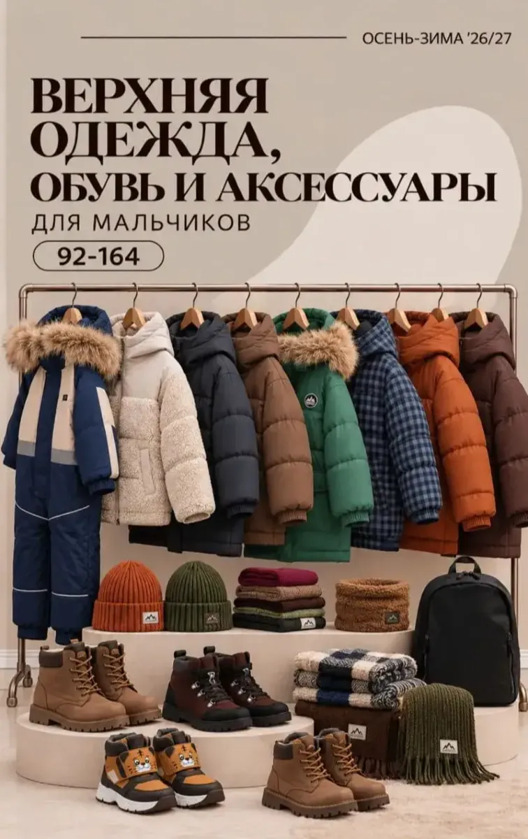 Верхняя одежда, обувь и аксессуары (мальчики)